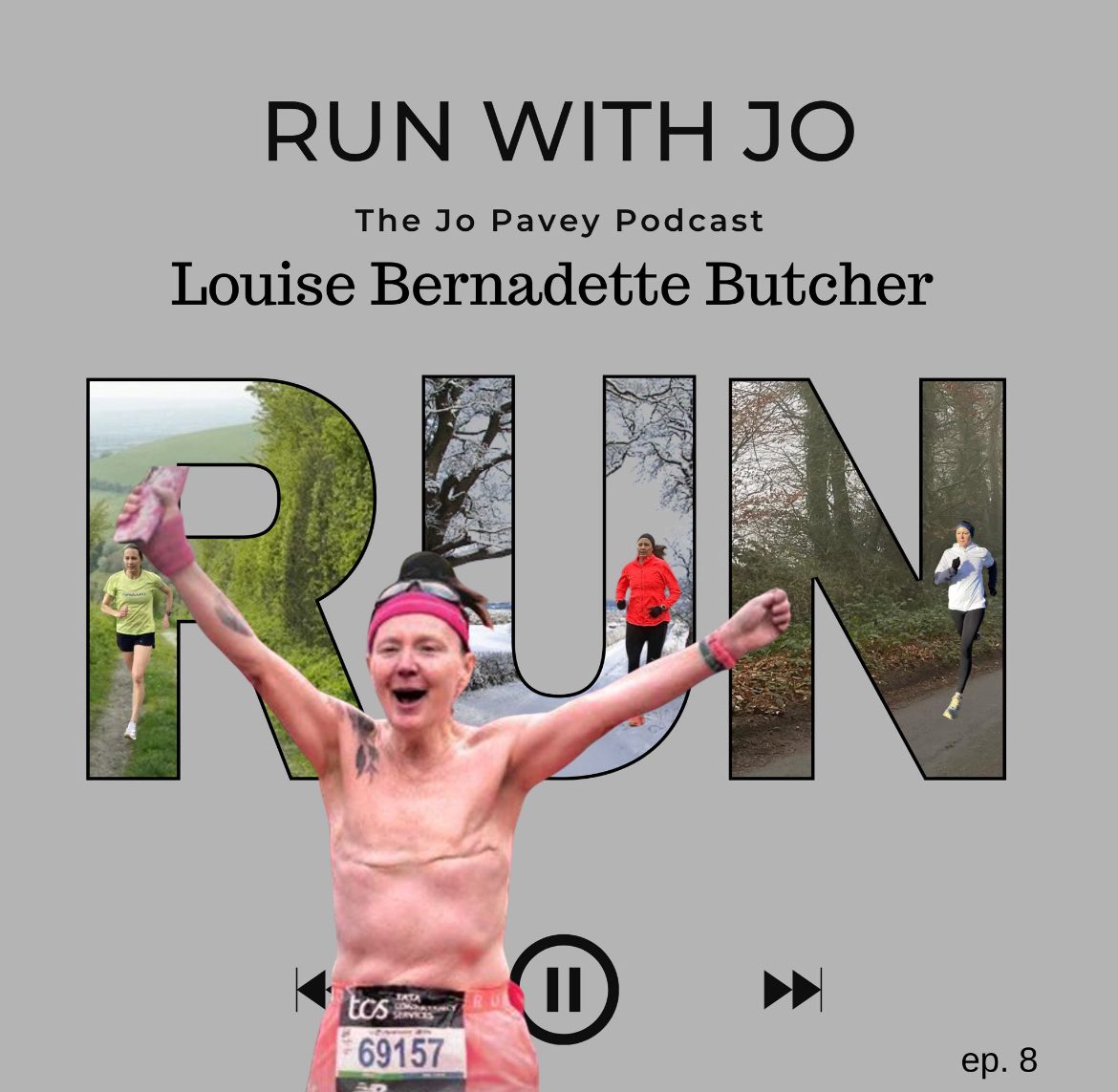 Louise Bernadette Butcher, AKA the topless runner